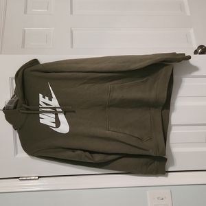 SOLD - Nike Green Hoodie Men's Medium